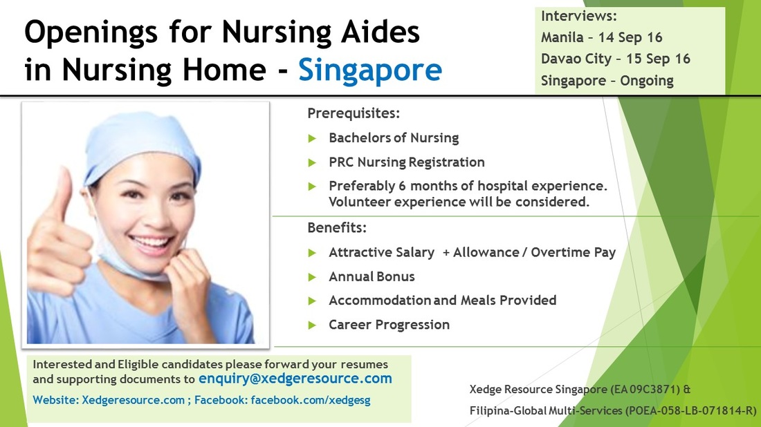 Recruitment of Nursing Aides in Manila